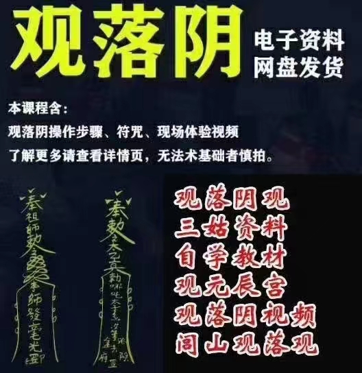 元辰宫观灵术 元神宫教学资料 观落阴视频 夸克网盘下载