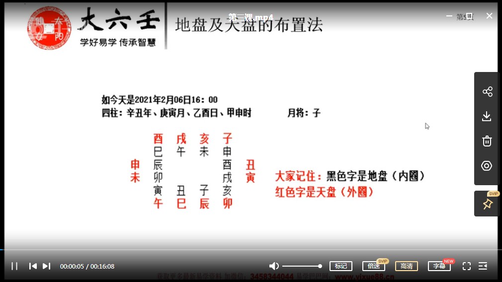 太阳仙女龚春芳老师《大六壬预测学》课程22集视频 百度云下载！