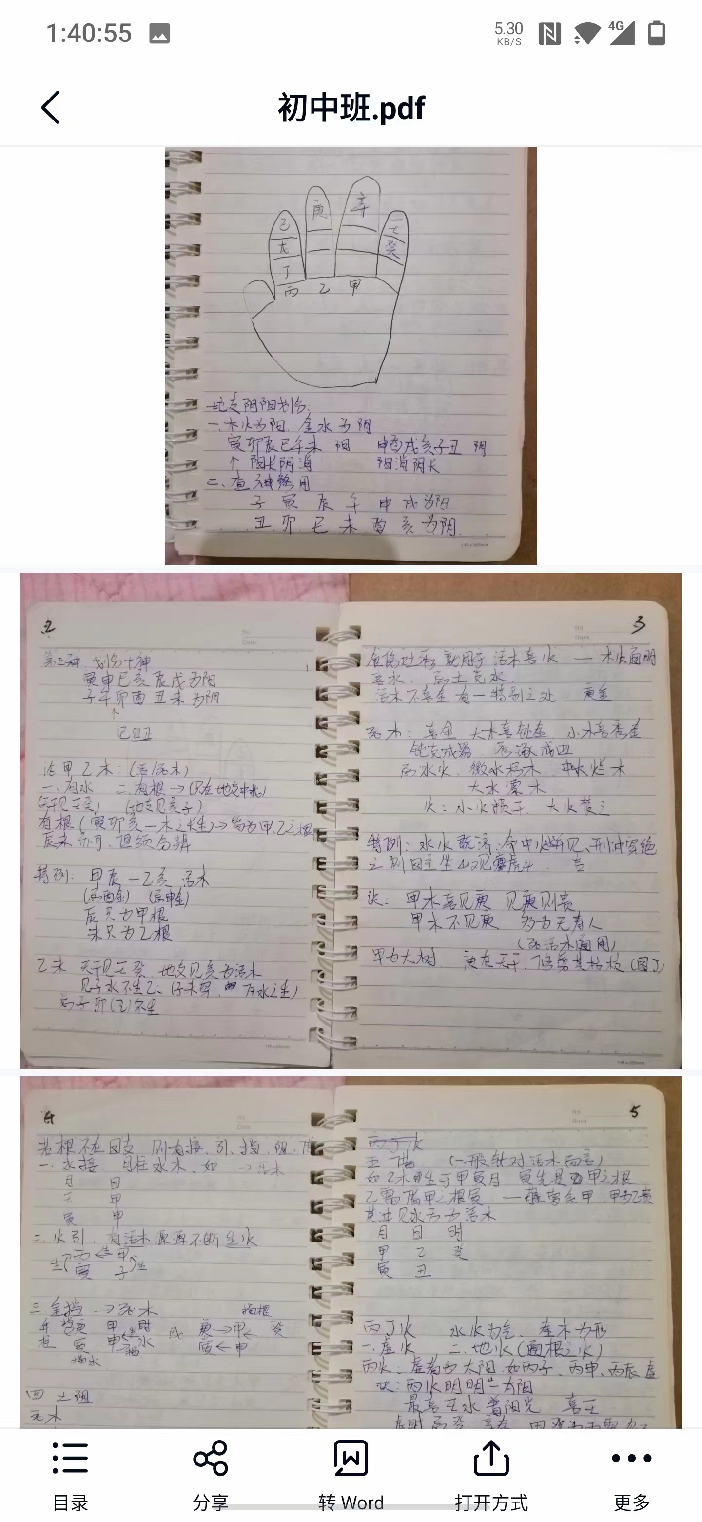 任付红盲派命理 初、中、高、职业班笔记 民间八字20套文档+职业班手抄本 夸克网盘下载