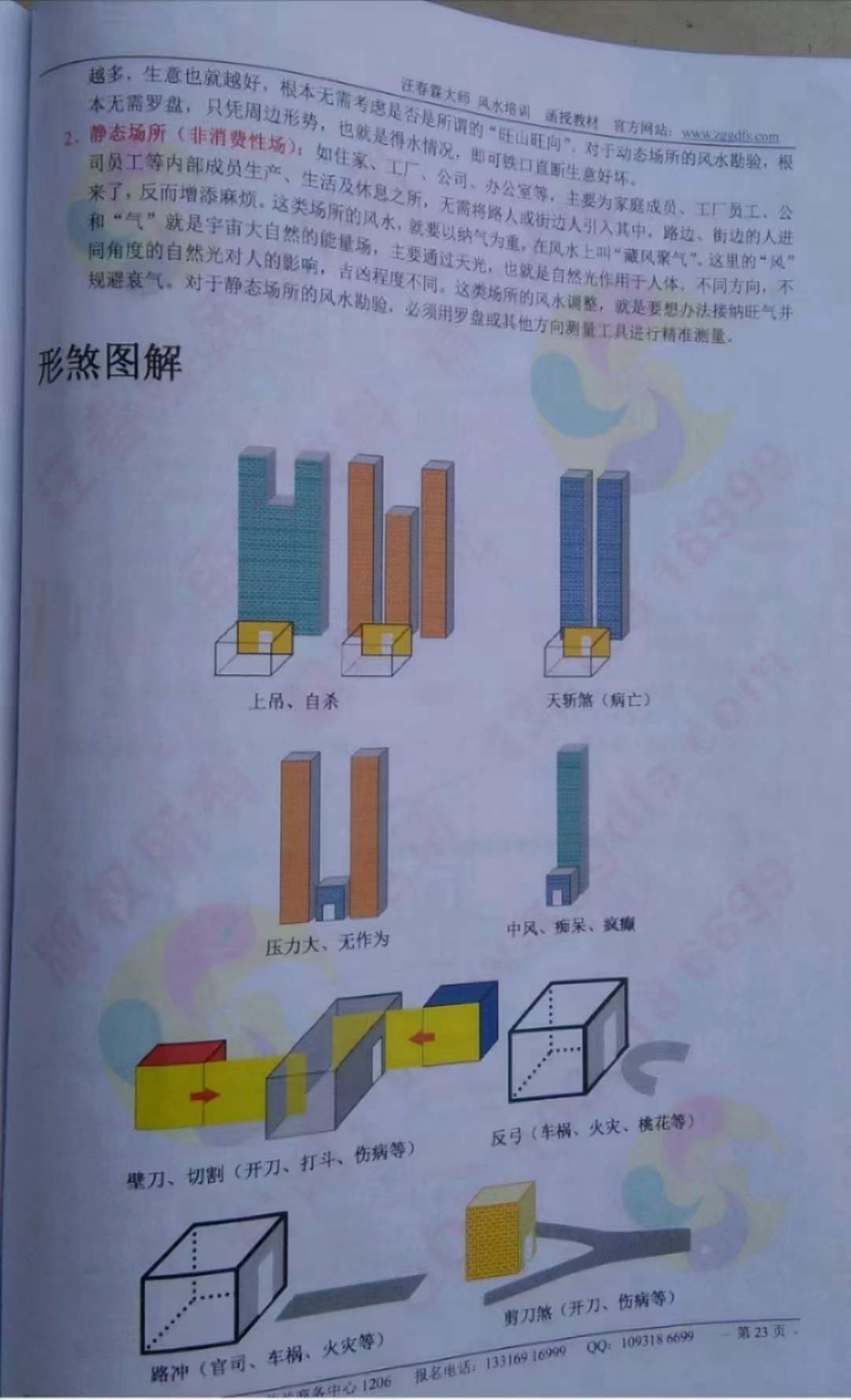 汪春霖风水高级版面授彩色拍照版笔记+家居风水8本 百度网盘下载