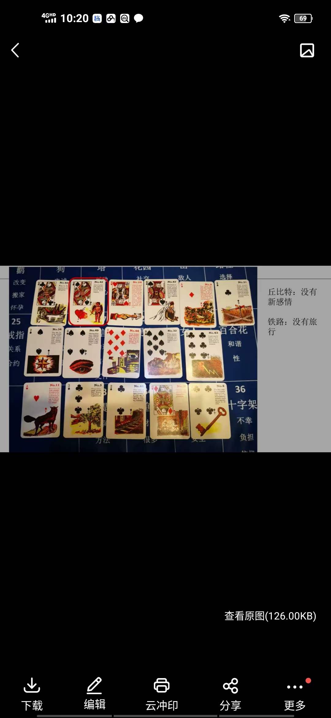 吉普赛女巫扑克牌占卜课程资料+图片
