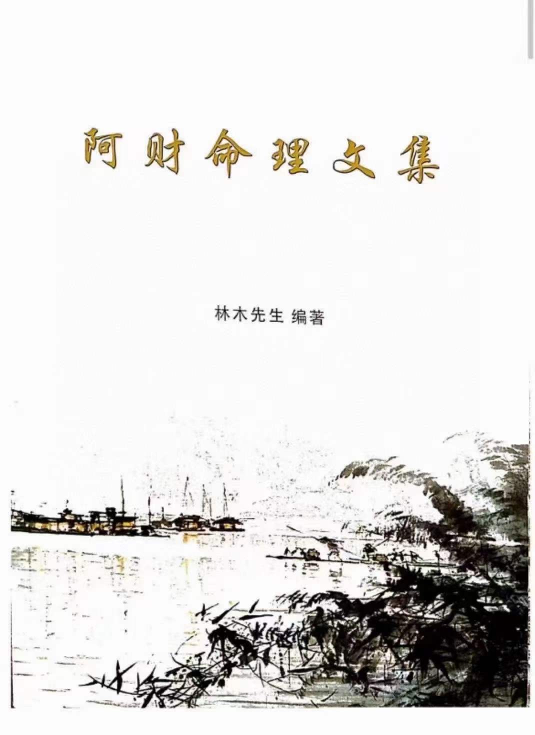 阿财八字命理文集404页+阿财玄命三卷电子书545页