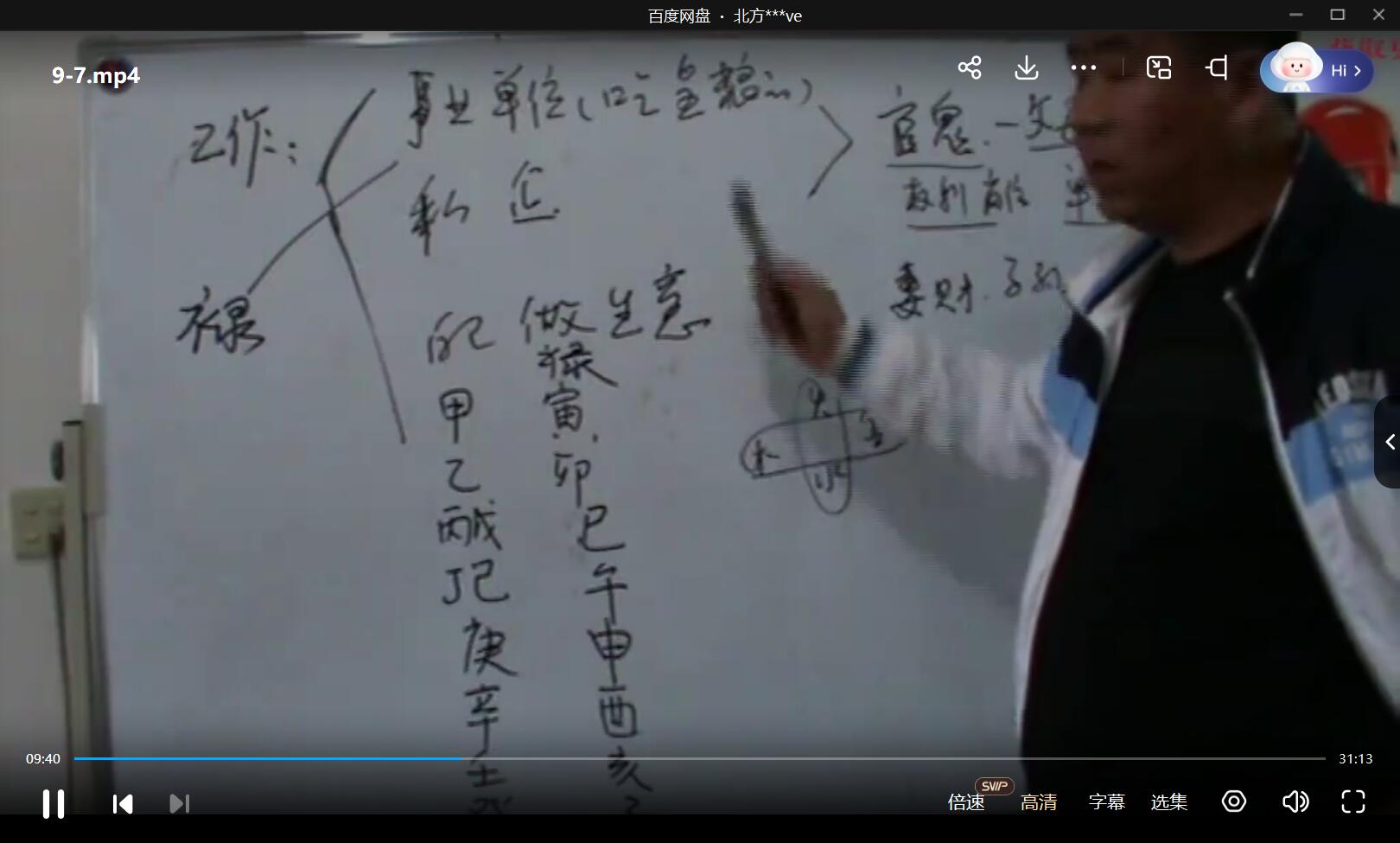 闲云老叟绝密六爻课程视频94集2020新