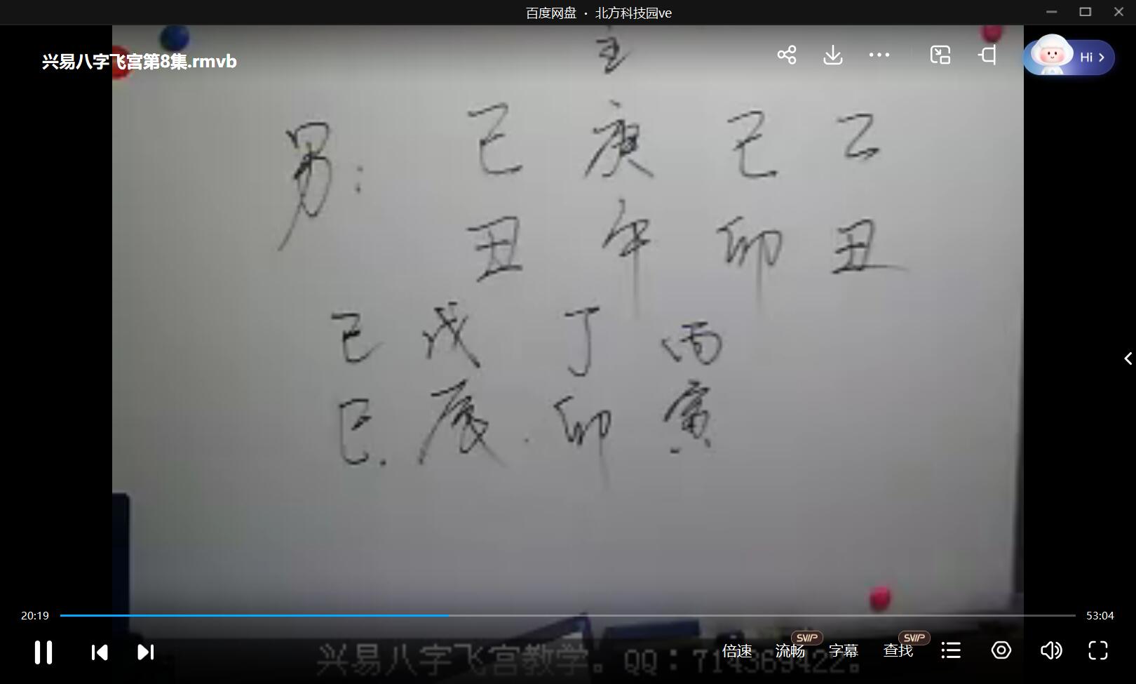 兴易老师 八字飞宫课程视频20集