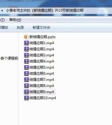 小鹿老师断结婚应期10集视频+文档