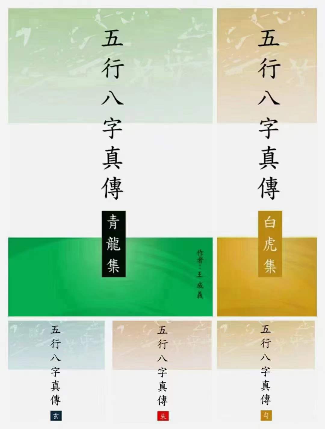 王成义【五行八字真传】5本合集