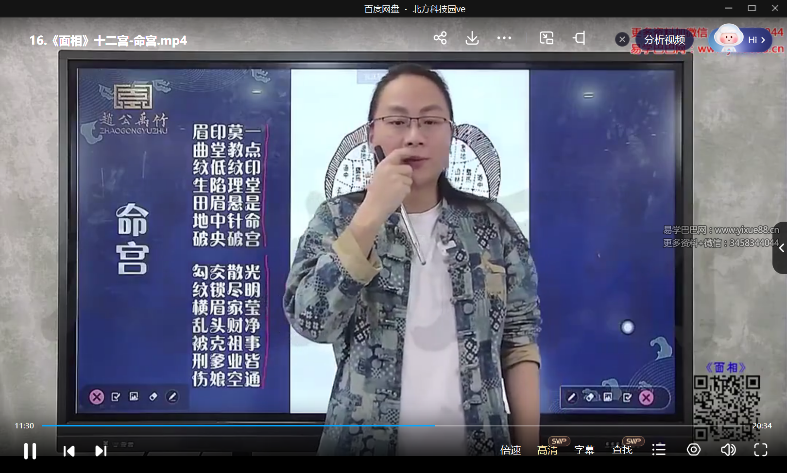 赵公禹竹 面相53集