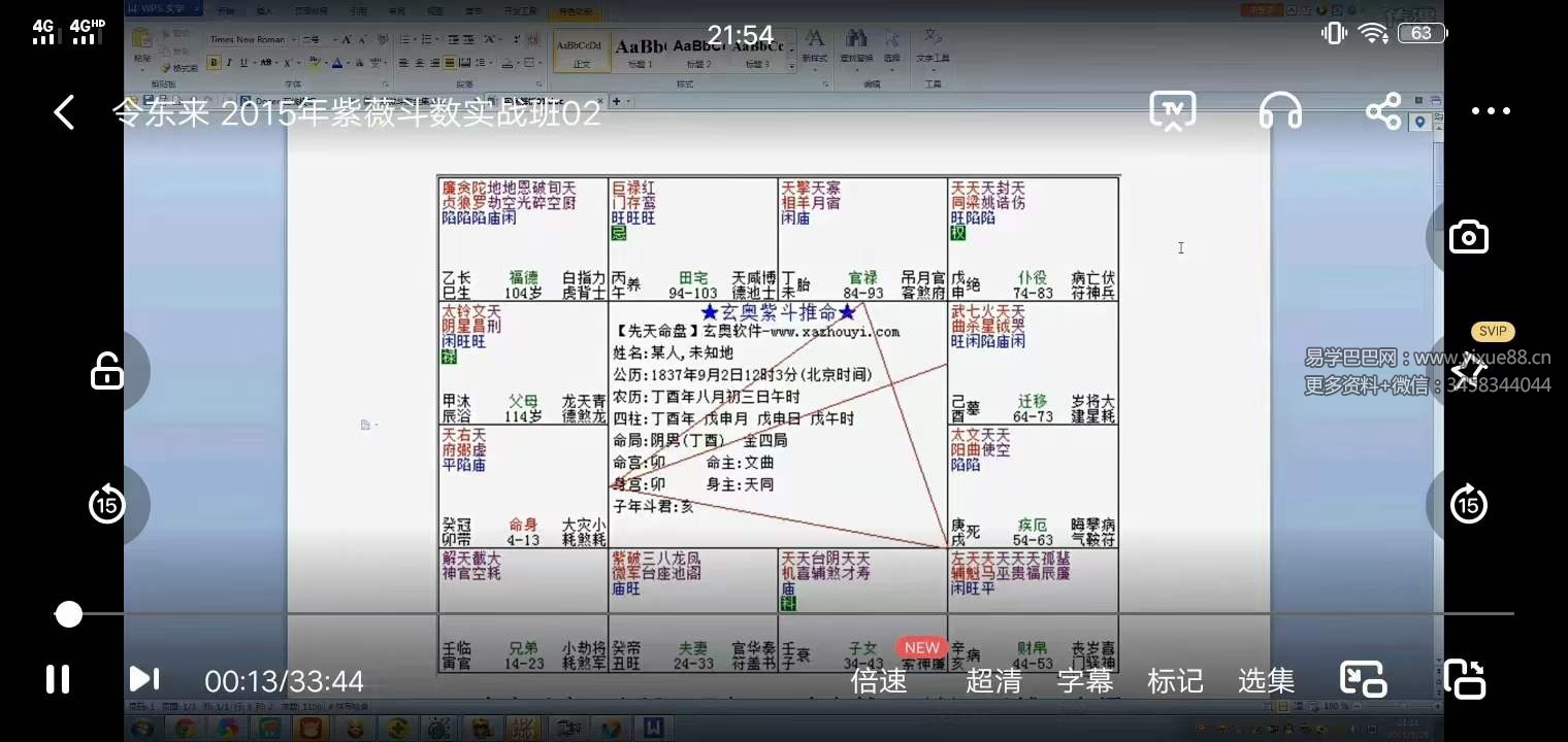 令东来 实战班重要课程视频96节课