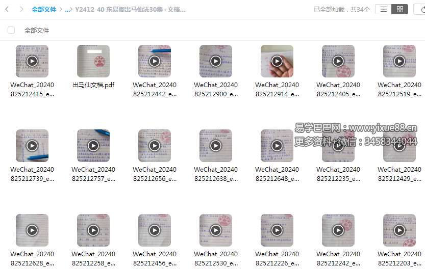 东易阁出马仙法30集+文档（掐指神算，真正，萨满，掐指神算，聚财镇法和合）