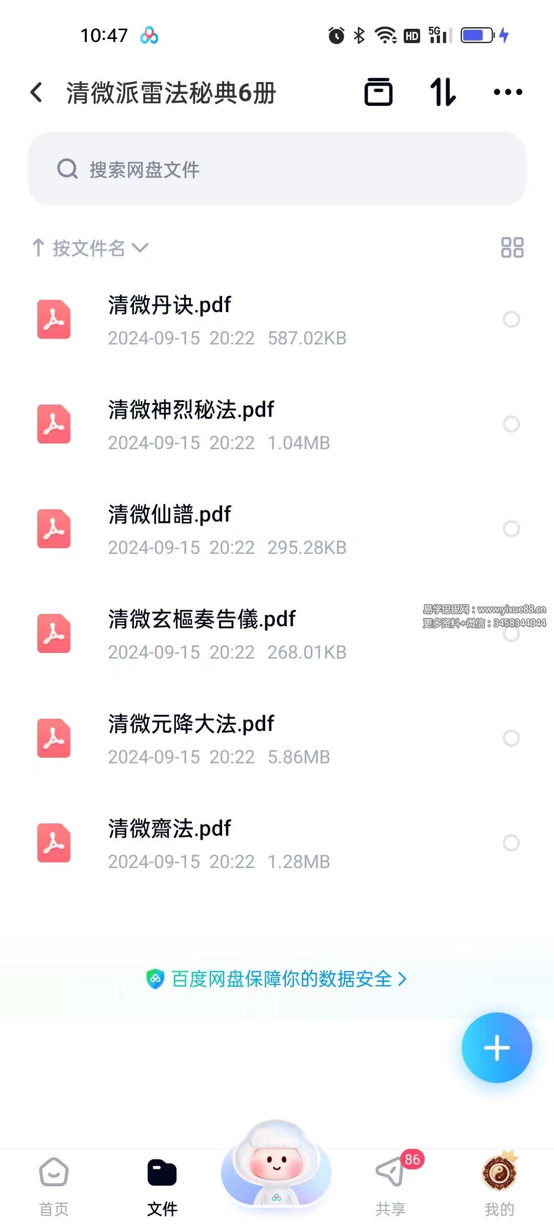 清微派雷法秘典6册