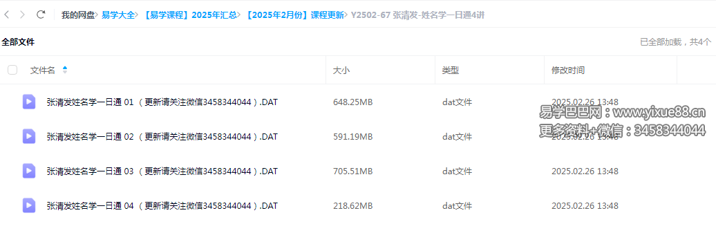 张清发-姓名学一日通4讲