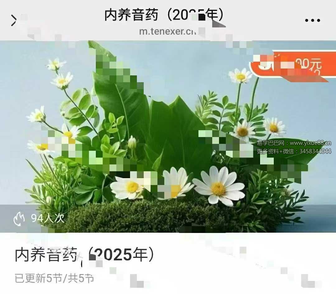 玄玑道家音药疗愈视频音频课5节