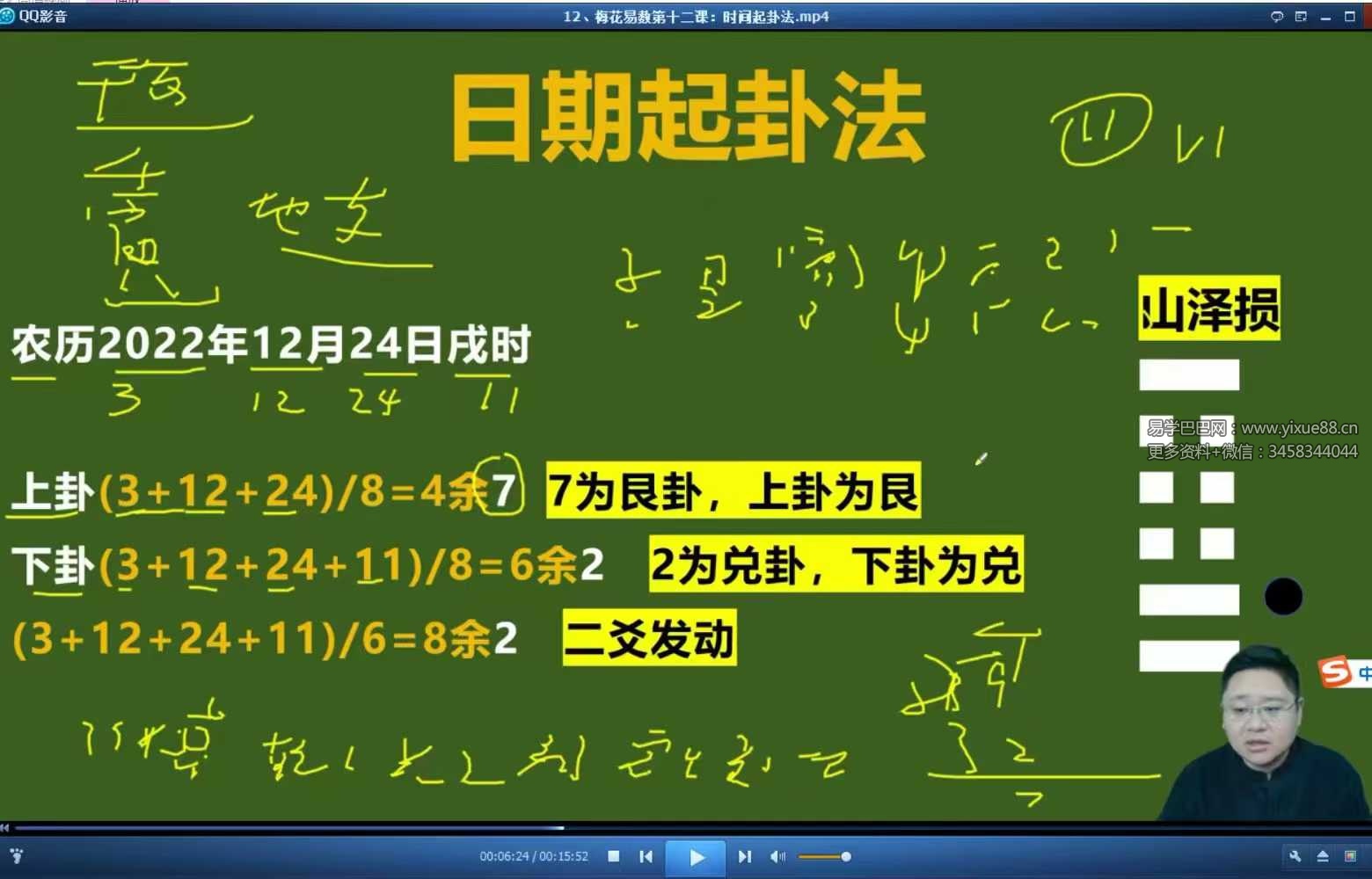 鑫河《梅花易数精品课》26集